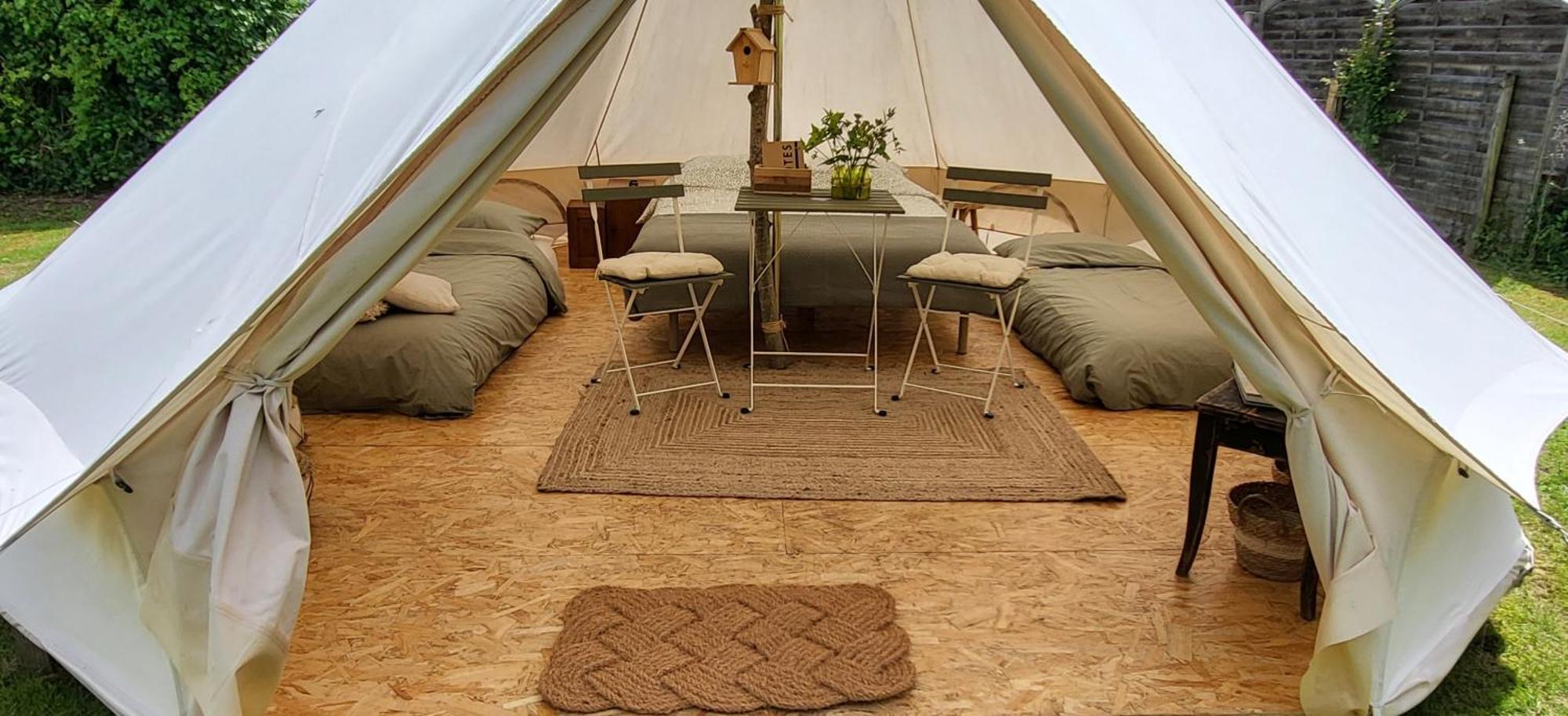 Camping Petit A Petit - Gypsy Wagons And Bell Tents In The Bourgogne